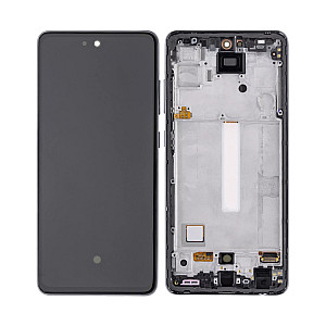 [Service Pack] OLED Touch Screen Digitizer Assembly with Frame - Awesome Black for Samsung Galaxy A52 A525 / A52 5G A526 / A52s 5G A528