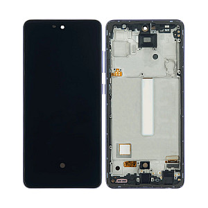 [Service Pack] OLED Touch Screen Digitizer Assembly with Frame - Awesome Violet for Samsung Galaxy A52 A525 / A52 5G A526 / A52s 5G A528