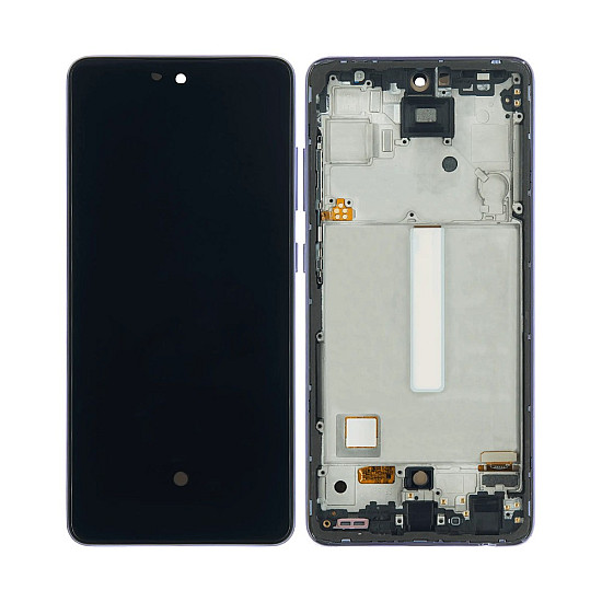 [Service Pack] OLED Touch Screen Digitizer Assembly with Frame - Awesome Violet for Samsung Galaxy A52 A525 / A52 5G A526 / A52s 5G A528