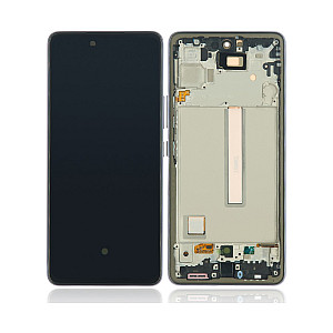 [Service Pack] OLED Touch Screen Digitizer Assembly with Frame - Black for Samsung Galaxy A53 5G A536
