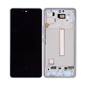[Service Pack] OLED Touch Screen Digitizer Assembly with Frame - Blue for Samsung Galaxy A53 5G A536