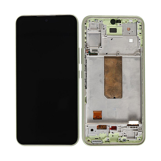 Samsung Galaxy A54 5G A546 OLED Touch Screen Digitizer Assembly with Frame - Lime [Service Pack]