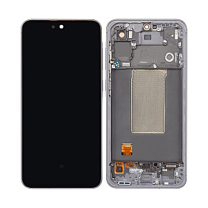 [Service Pack] OLED Touch Screen Digitizer Assembly with Frame - Graphite for Samsung Galaxy A56 5G A566