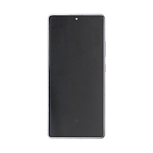 [Aftermarket OLED] OLED Touch Screen Digitizer Assembly with Frame - Prism Cube Black for Samsung Galaxy A71 5G A716