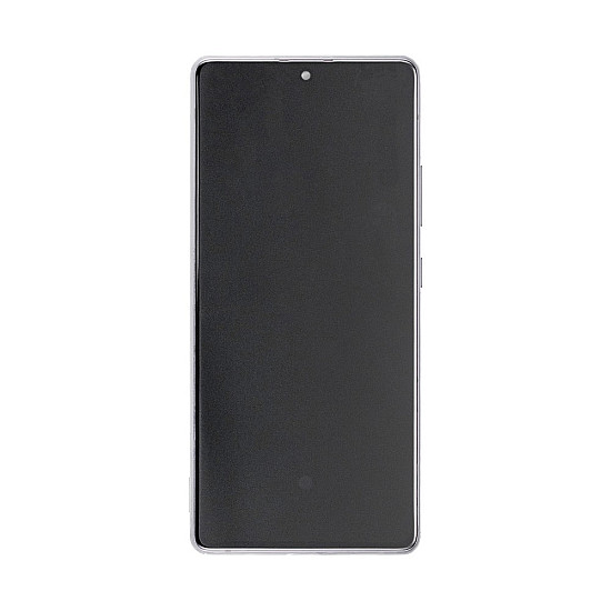 [Aftermarket OLED] OLED Touch Screen Digitizer Assembly with Frame - Prism Cube Black for Samsung Galaxy A71 5G A716