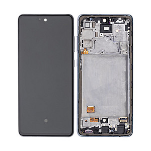 [Service Pack] OLED Touch Screen Digitizer Assembly with Frame - Awesome Black for Samsung Galaxy A72 A725