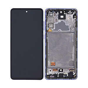 [Service Pack] OLED Touch Screen Digitizer Assembly with Frame - Awesome Violet for Samsung Galaxy A72 A725