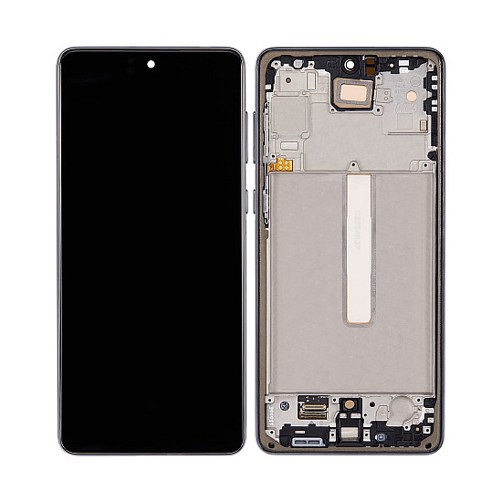Samsung Galaxy A73 5G A736 OLED Touch Screen Digitizer Assembly with Frame - Grey [Aftermarket OLED]