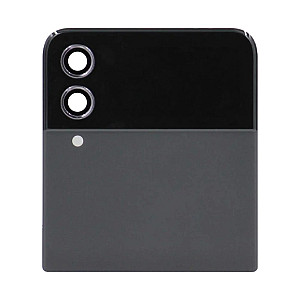[Refurbished] Outer OLED Cover Screen Replacement - Graphite for Samsung Galaxy Z Flip4 F721