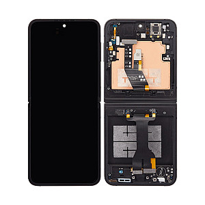 [Service Pack] OLED Touch Screen Digitizer Assembly with Frame - Black for Samsung Galaxy Z Flip6 F741