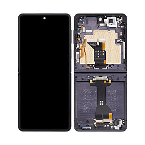 [Service Pack] OLED Touch Screen Digitizer Assembly with Frame - Black for Samsung Galaxy Z Flip7 F766