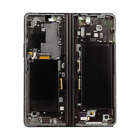 [Refurbished] OLED Touch Screen Digitizer Assembly with Frame - Phantom Black for Samsung Galaxy Z Fold3 F926