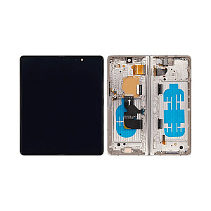 [Refurbished] OLED Touch Screen Digitizer Assembly with Frame - Beige for Samsung Galaxy Z Fold4 F936