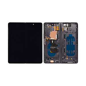 [Refurbished] OLED Touch Screen Digitizer Assembly with Frame - Phantom Black for Samsung Galaxy Z Fold4 F936