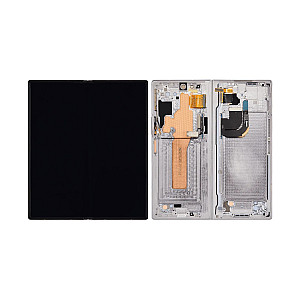 [Refurbished] OLED Touch Screen Digitizer Assembly with Frame - Silver Shadow for Samsung Galaxy Z Fold6 F956