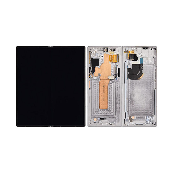 [Refurbished] OLED Touch Screen Digitizer Assembly with Frame - Silver Shadow for Samsung Galaxy Z Fold6 F956