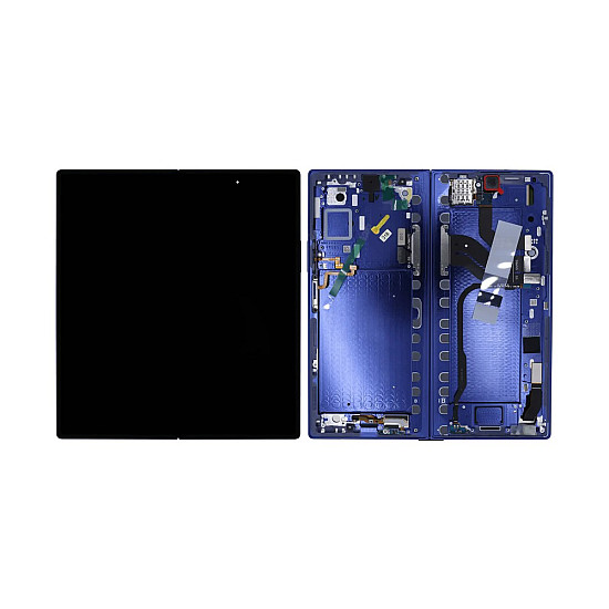 [Service Pack] OLED Touch Screen Digitizer Assembly with Frame - Blue Shadow for Samsung Galaxy Z Fold7 F966