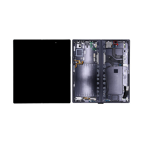 [Service Pack] OLED Touch Screen Digitizer Assembly with Frame - Jet Black for Samsung Galaxy Z Fold7 F966