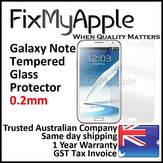 Samsung Galaxy Note Tempered Glass Screen Protector - Premium 0.2mm