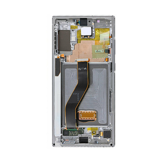 Samsung Galaxy Note 10+ Plus N975/N976 OLED Touch Screen Digitizer Assembly with Frame - Aura Glow [Service Pack]