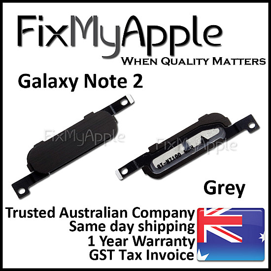 Samsung Galaxy Note 2 Home Button - Grey OEM