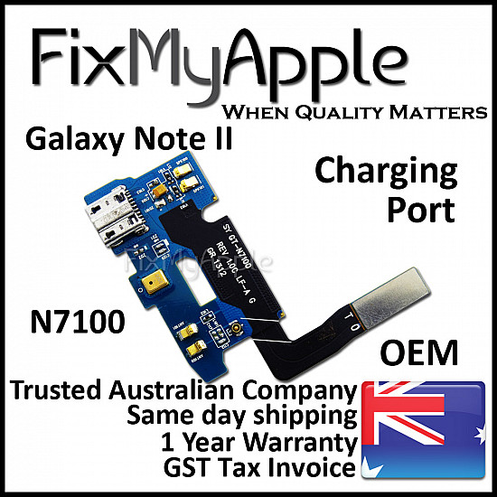 Samsung Galaxy Note 2 N7100 Charging Port Logic Board Flex Cable OEM