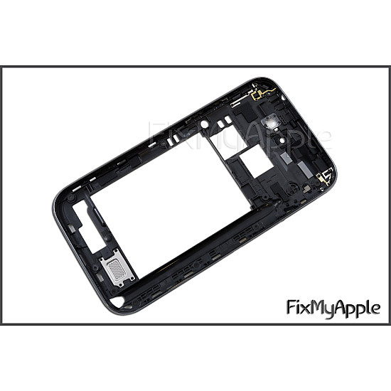 Samsung Galaxy Note 2 N7100 Mid Back Housing Frame - Black OEM