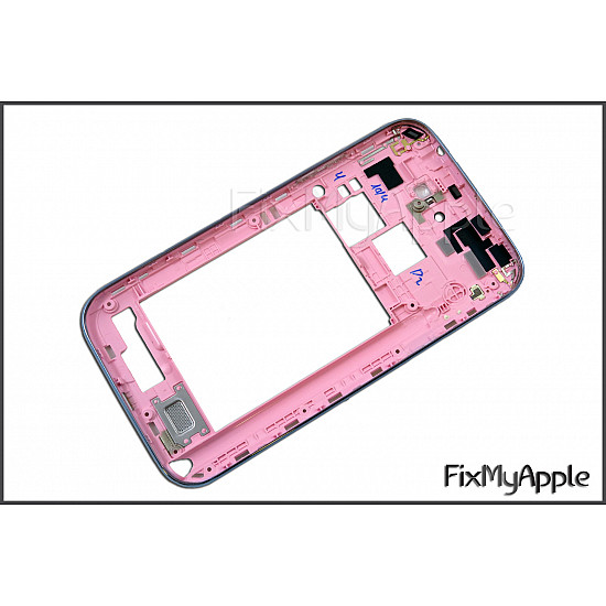 Samsung Galaxy Note 2 N7100 Mid Back Housing Frame - Pink OEM