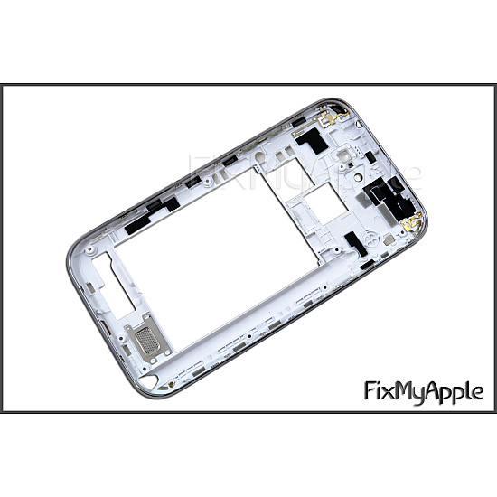 Samsung Galaxy Note 2 N7100 Mid Back Housing Frame - White OEM