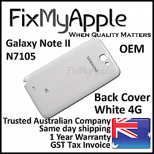 Samsung Galaxy Note 2 N7105 Back Cover - White OEM