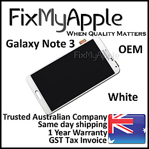 [Refurbished] OLED Touch Screen Digitizer Assembly - White for Samsung Galaxy Note 3 N9005