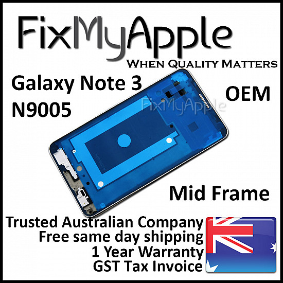 Samsung Galaxy Note 3 N9005 Mid Frame Bezel OEM