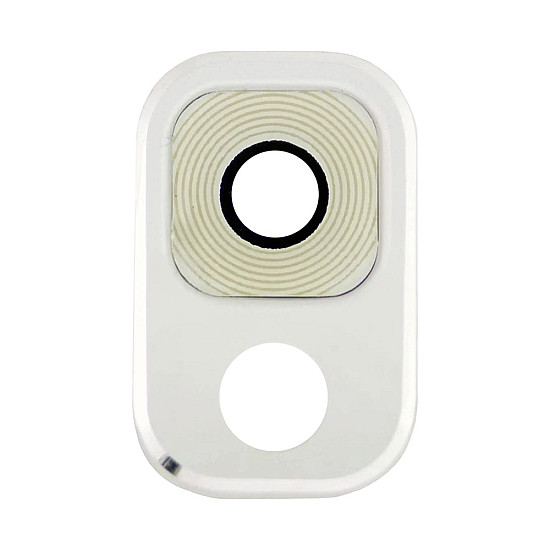 Samsung Galaxy Note 3 Rear / Back Facing Camera Lens with Bezel - White