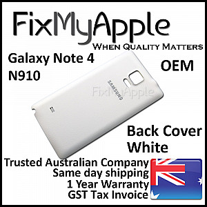 Samsung Galaxy Note 4 Back Cover - White OEM