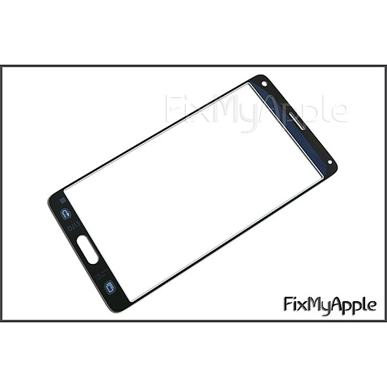 Samsung Galaxy Note 4 Front Glass Panel - White OEM (With Adhesive)