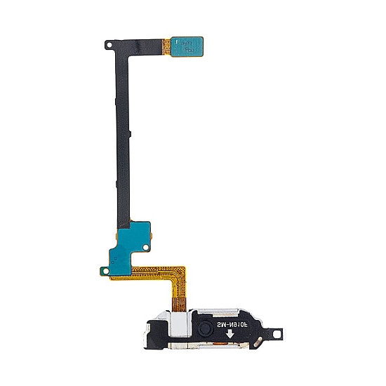 Samsung Galaxy Note 4 Home Button with Flex Cable - Black OEM