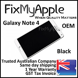 Samsung Galaxy Note 4 N910G LCD Touch Screen Digitizer Assembly - White OEM
