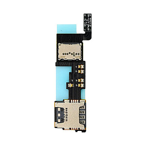 Sim and Micro SD Card Reader Flex Cable OEM for Samsung Galaxy Note 4 N910G