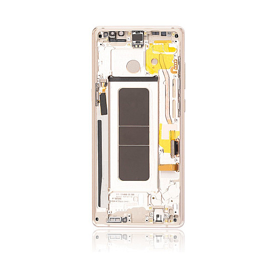Samsung Galaxy Note 8 N950 OLED Touch Screen Digitizer Assembly with Frame - Maple Gold [Refurbished]