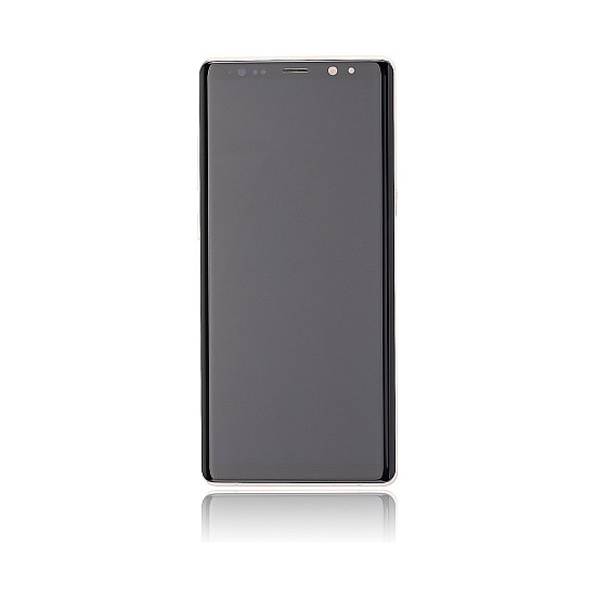 Samsung Galaxy Note 8 N950 OLED Touch Screen Digitizer Assembly with Frame - Maple Gold [Refurbished]