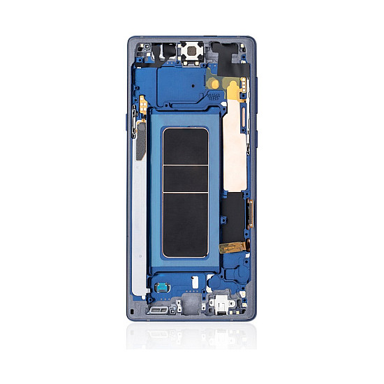 Samsung Galaxy Note 9 N960 OLED Touch Screen Digitizer Assembly with Frame - Ocean Blue [Refurbished]