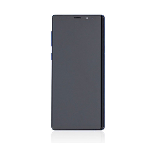 Samsung Galaxy Note 9 N960 OLED Touch Screen Digitizer Assembly with Frame - Ocean Blue [Refurbished]