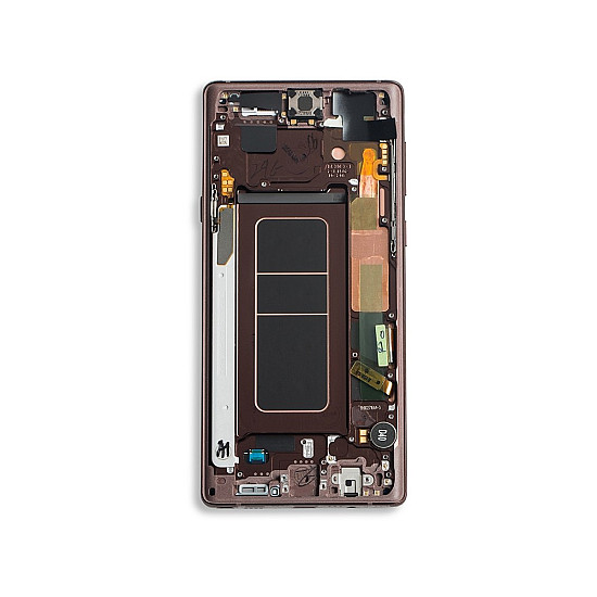 Samsung Galaxy Note 9 N960 OLED Touch Screen Digitizer Assembly with Frame - Metallic Copper [Service Pack]