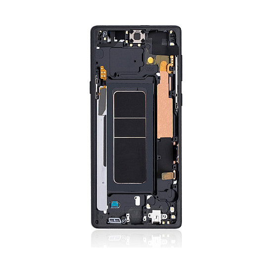 Samsung Galaxy Note 9 N960 OLED Touch Screen Digitizer Assembly with Frame - Midnight Black [Service Pack]