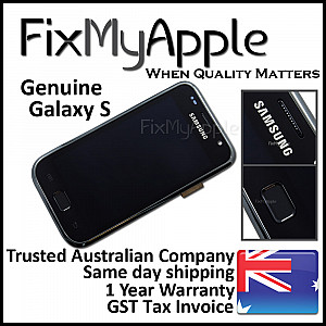 Samsung Galaxy S i9000 LCD Touch Screen Digitizer Assembly with Frame - Black OEM