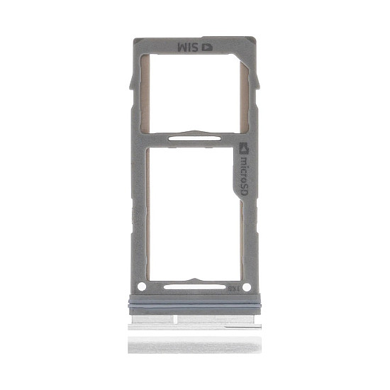 Sim Card Tray - Prism White OEM for Samsung Galaxy S10 / S10 Plus / S10e