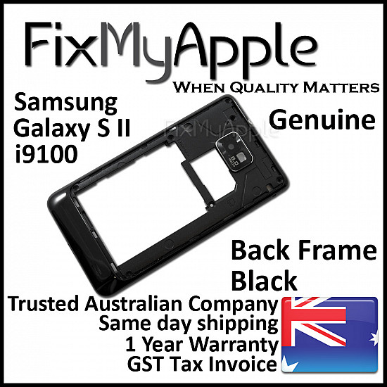 Samsung Galaxy S2 i9100 Back Housing Frame - Black OEM