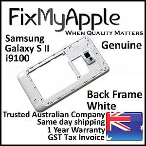 Samsung Galaxy S2 i9100 Back Housing Frame - White OEM