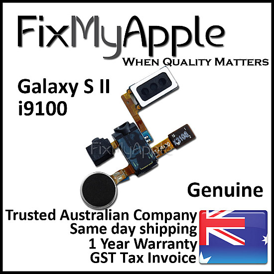 Samsung Galaxy S2 i9100 Ear Speaker / Top Microphone / Headphone Jack / Vibration Motor Flex Cable OEM