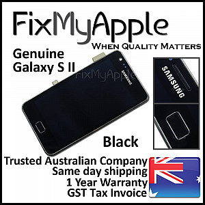 Samsung Galaxy S2 i9100 LCD Touch Screen Digitizer Assembly with Frame - Black
